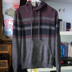 Urban Pipeline Striped Hoodie